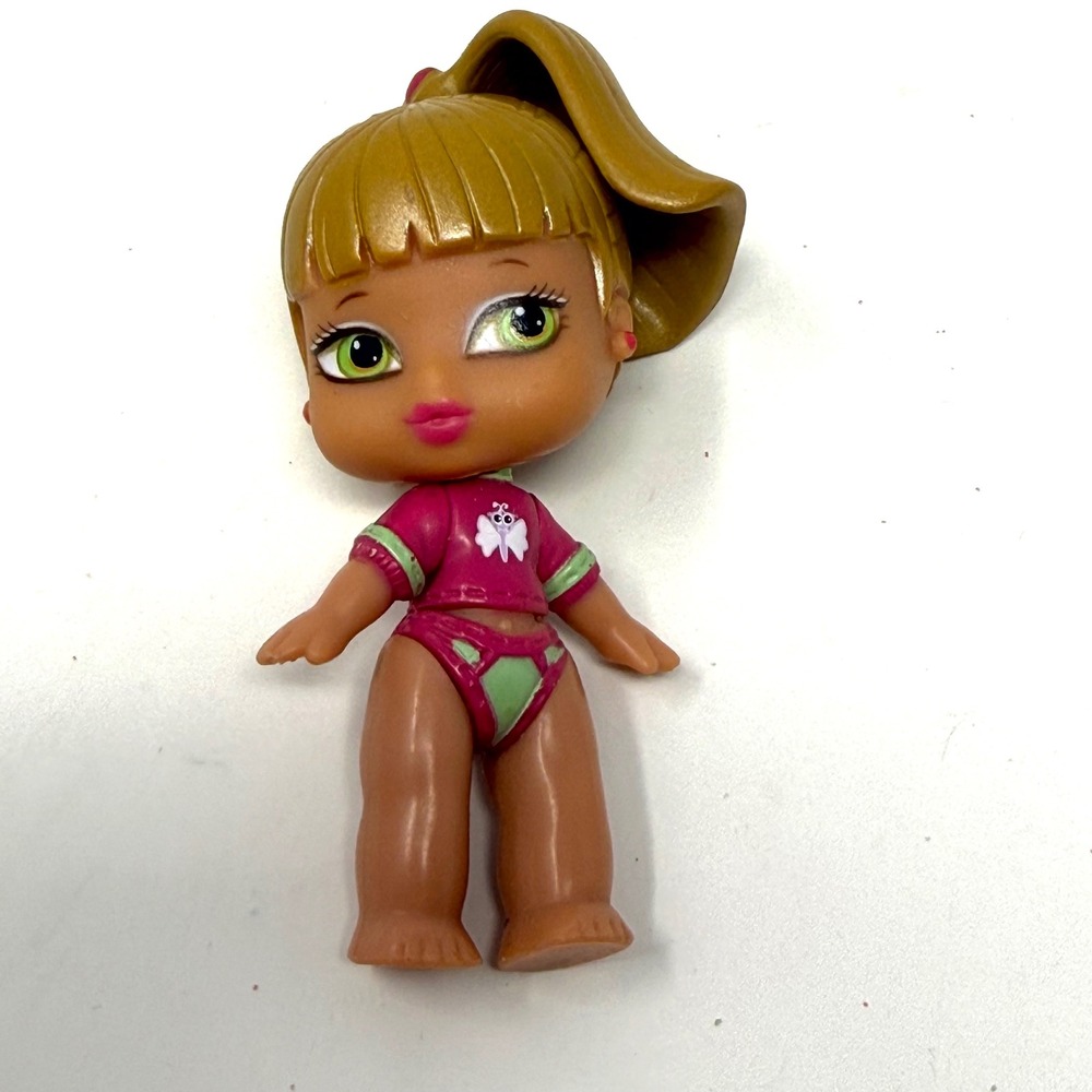 Bratz Babyz Fianna Mini Doll MGA Entertainment Blonde Ponytail Butterfly Pink